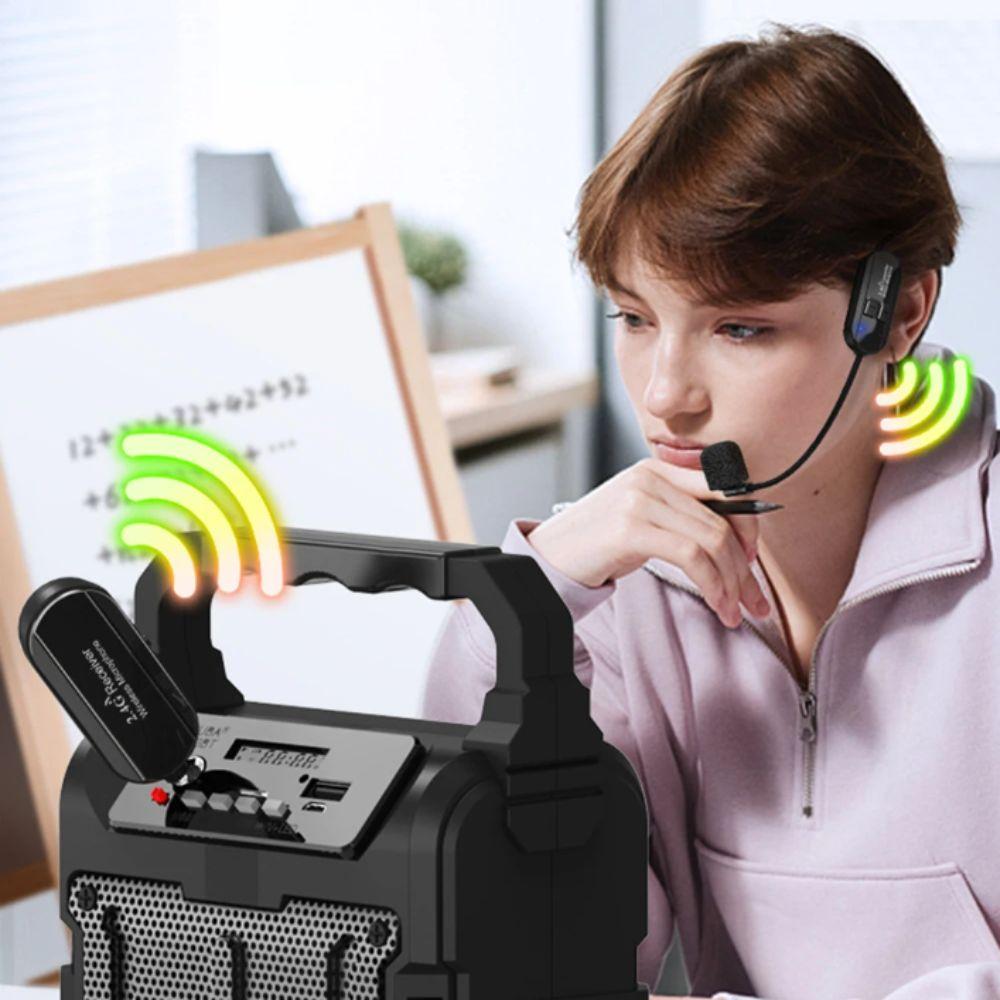 Wireless Technology Wireless Lavalier Microphone Voice Amplifier Speaker