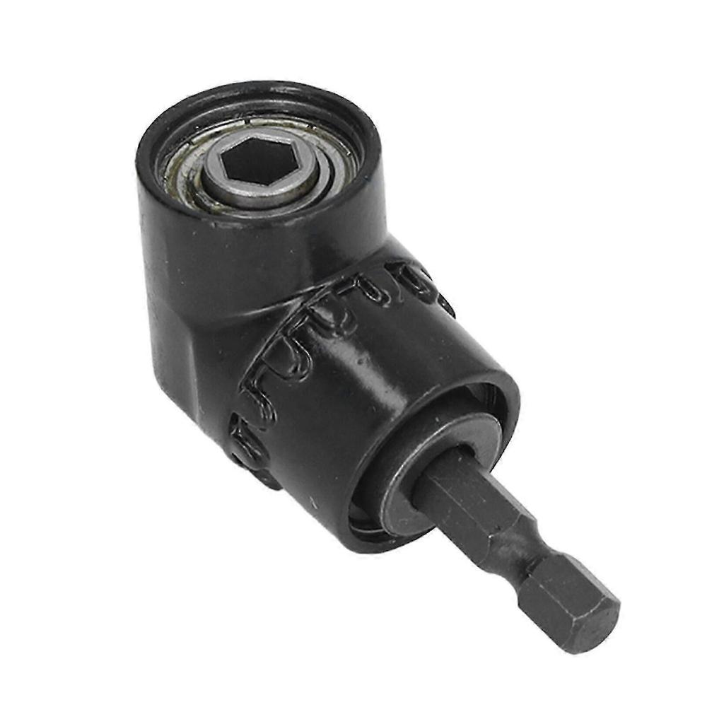 Right Angle Drill Adapter Angled Bit Holder Attachment 1/4in Hex Shank Accessory