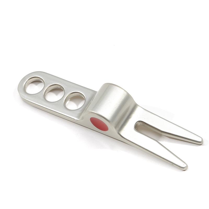 Durable Zinc Alloy Golf Ball Fork Divot Repair Tool Portable Pivot Provides Sturdy and Comfortable Green Repair