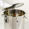 Endo Shoji Commercial-Grade Stockpot, 39cm (with handle), Stainless Steel, Made in Japan, AZV7139