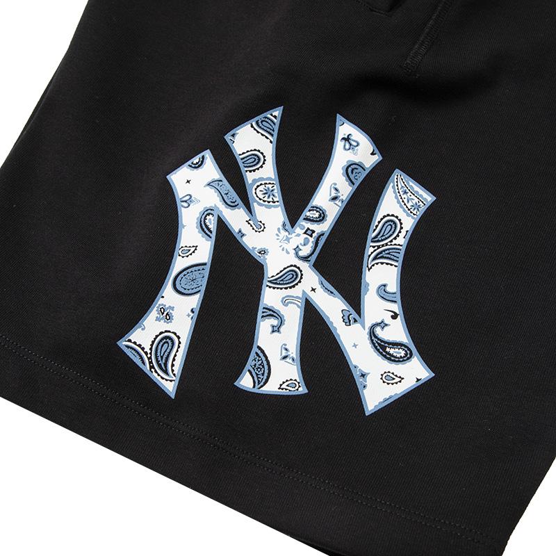 New MLB Casual Shorts Unisex Black 3ASPI0133-50BKS