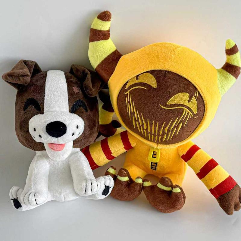 Kingdom Come 2 Plush Toy Mutt Dog Stuffed Doll Yellow Horned Character Plushie Game Peripheral Soft Collectible Figure Gift for Kids and Fans