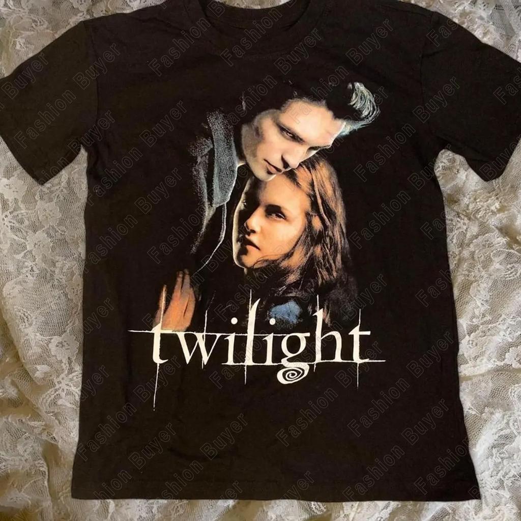 Retro The Twilight Saga Print Short Sleeves Tshirt Movie Tee s Movie Twilight Fans Homage Tee Gift for Fans Couple Tops