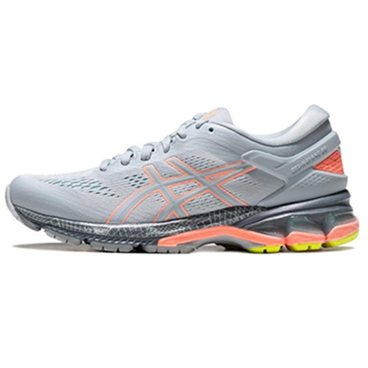 

ASICS Gel Kayano 26 Hyper Flash Piedmont Grey Sun Coral Women s 1012A536-020 37