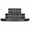 Carbon Fiber Car Door Sill Sticker Protective Film For Skoda Rapid Kodiaq Octavia 2 A7 Tour RS Fabia 2 1 Superb Kamiq Yeti KaroqLS7