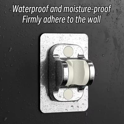 1 Adjustable Shower Head Bracket, Wall Mounted Bracket, Self-adhesive Shower Bracket, Bathroom Accessory