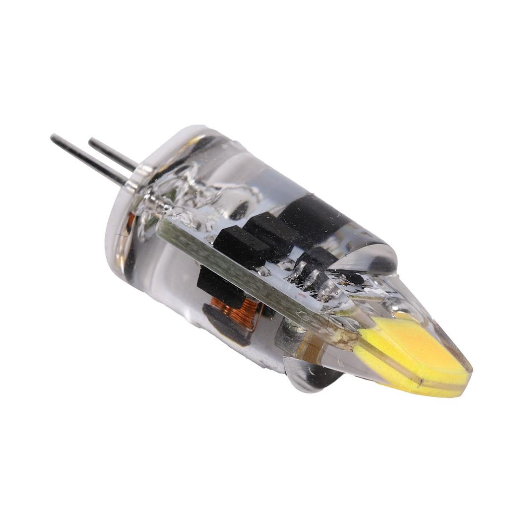 G4-Glühbirne, 2 W, 200 lm, 360 Grad dimmbar, Silikon-BiPin-LED-Glühbirne für das Home Office, AC DC 1224 V(Kaltes Weiß