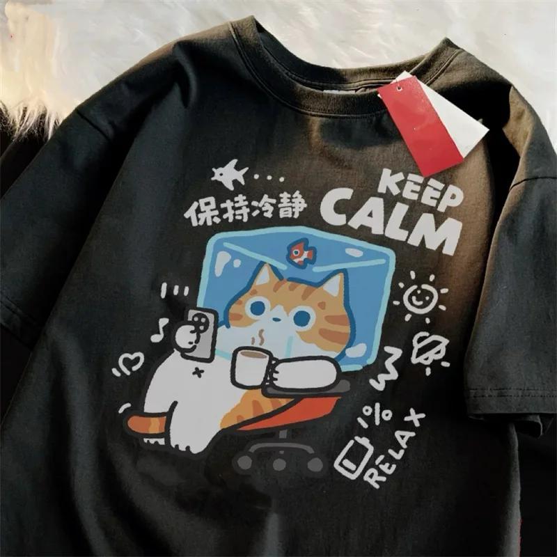 

2025 New Funny Short-Sleeve T-Shirt Hilarious Comedy Design Summer Trendy Hot Sale Urban Casual women clothes tshirt harajuku 4XL