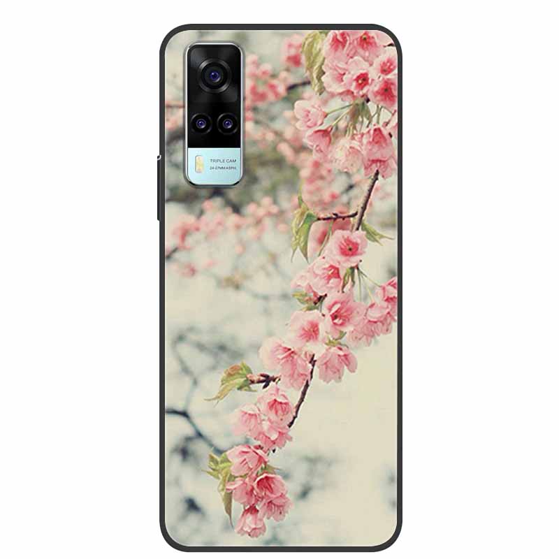For vivo Y31 2021 Case Shockproof Soft silicone TPU Back Cover For Vivo Y53S 4G Y31 2021 Y 31 Case V2036 Phone Case Cute Cartoon