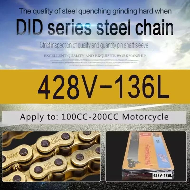 DID O-Ring 520 525 530 428 Łańcuchy 120 136 Ogniw Łańcuch Motocyklowy Simmering Łańcuch do Yamaha Suzuki Motocross ATV Quad Motocross