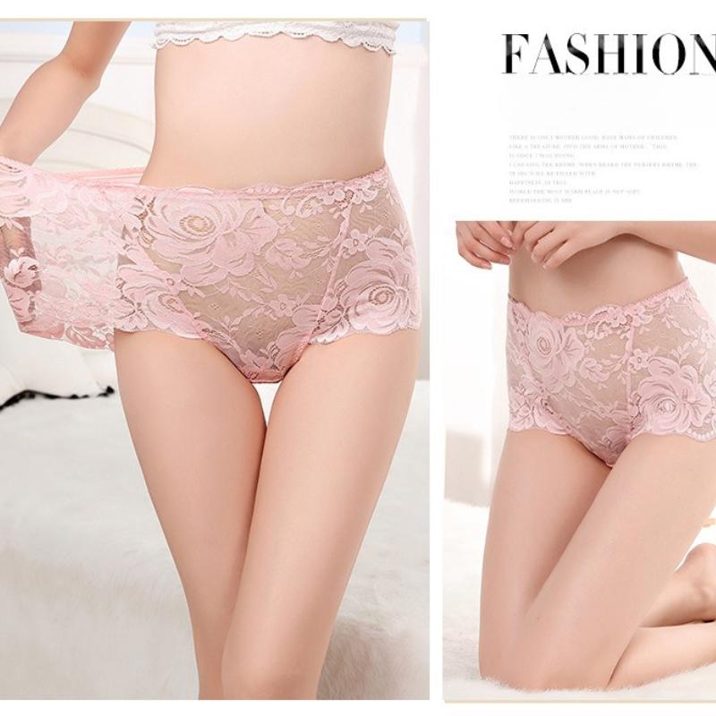 Seksi Dantel Külot Kadın külotları Popo kaldırma pamuklu kasık büyük beden erkek şortu Yüksek bel külot
