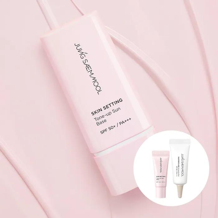 Jung Saem Mool Skin Setting Tone-Up Sun Base (Tone-Up Sun Base 3ml + Ampoule Sun 5ml Gift) Tone-up Sun Base