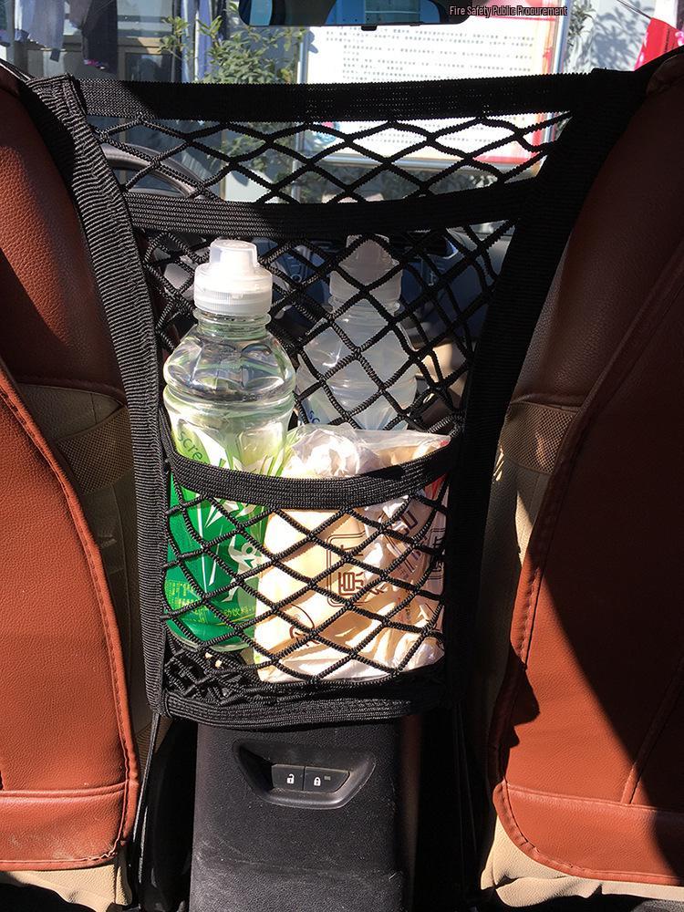 Car Seat Mesh Pocket: Pet, Child, Front & Back Storage Bag