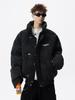 Unisex Retro Stehkragen Baumwoll Daunenjacke, Herbst/Winter High Street Stil, Locker und Vielseitig.
