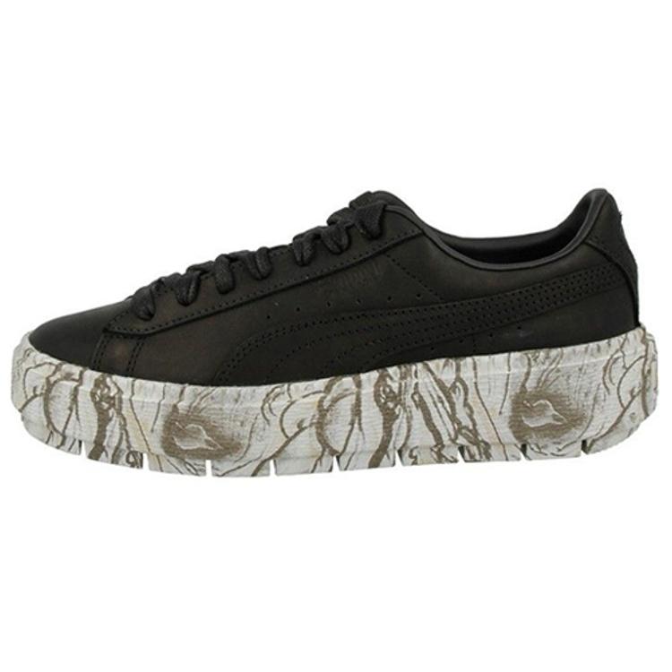 (WMNS) PUMA Platform Trace Mimicry  Black  Women s 366978-02 EU 37