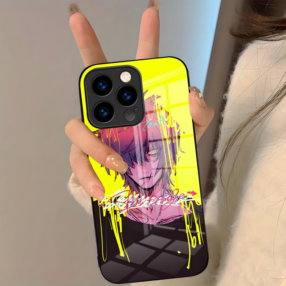 Slow Damage Anime Phone Case For IPhone 17 Pro Max 16 15 14 Pro Max 13 11 Plus Glass Cover
