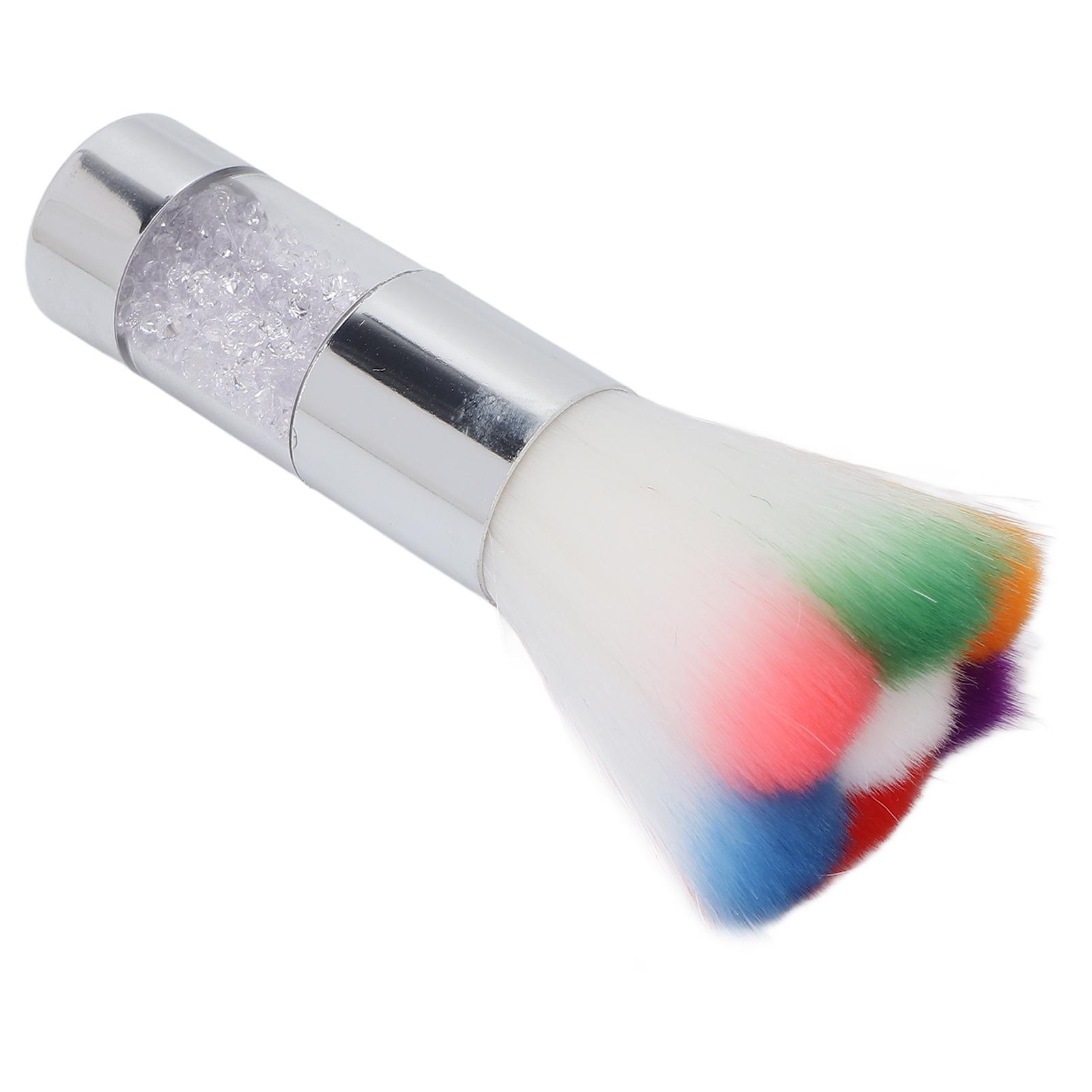 

Портативная Одиночная Цветная Кисть для Макияжа Пушистая Кисть для Румян Кисть для Удаления Пыли для Нейл-Арта Серебристая серебряный