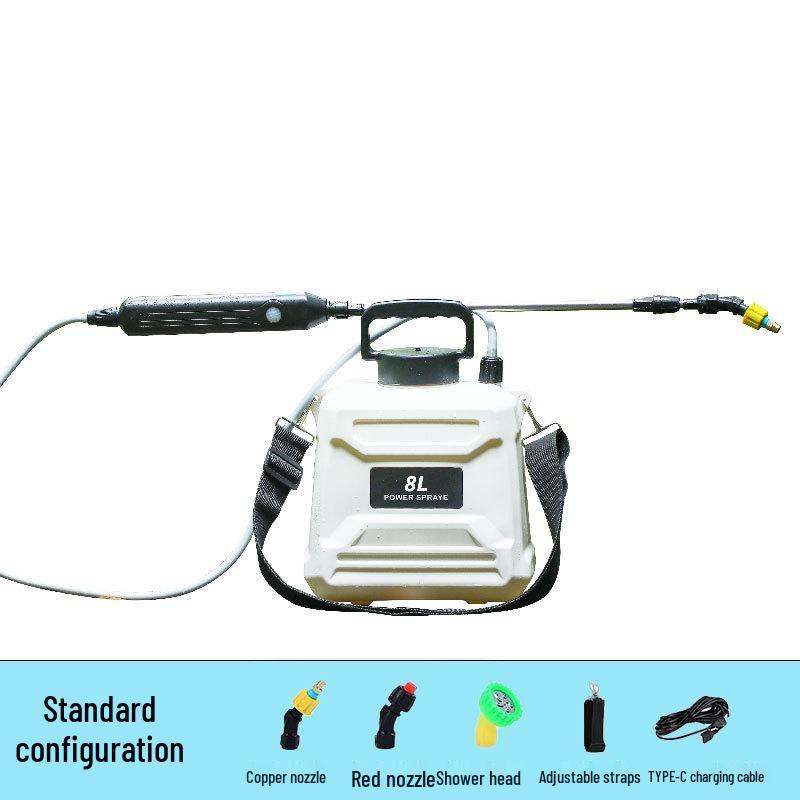 Electric Agricultural Watering and Pesticide Sprayer for Home and Garden Use