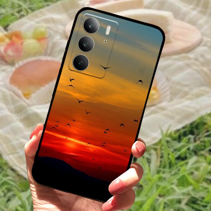 Hülle Für Realme C75 Stoßfestes TPU Silikon Handy Hülle Für Oppo Realme C75 4G Fundas Stoßstange Abdeckung Mode Weiche Schutzhülle