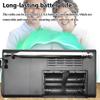Mini Portable FM AM Radio Battery Powered DSP Radios Built-in Loudspeaker with 3.5MM Headphones Jack Frequency Window for Elder