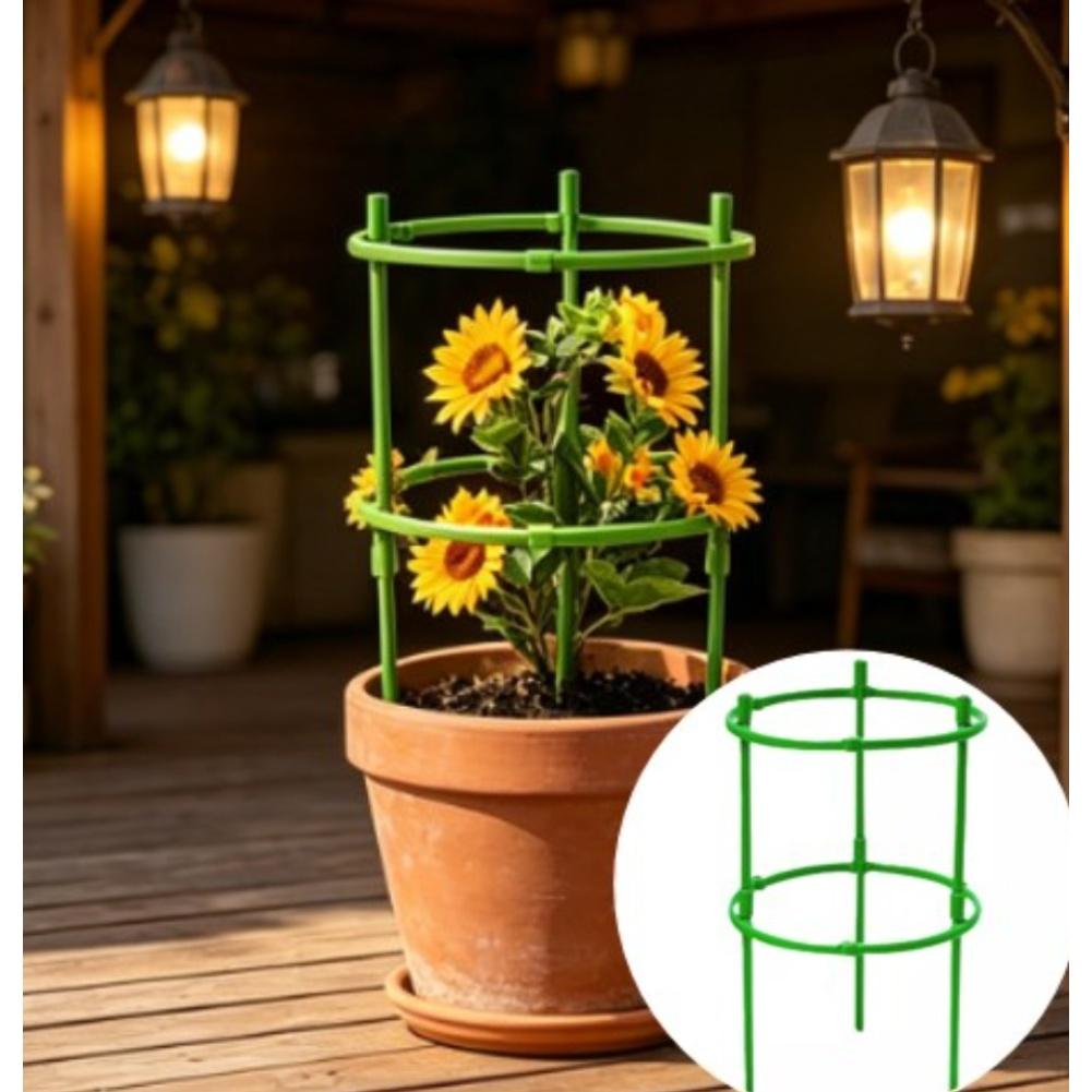 ABS Garden Trellis for Tomato Plants and Climbers Modular Layered Design to Support Upright Growth Without Soil Contact