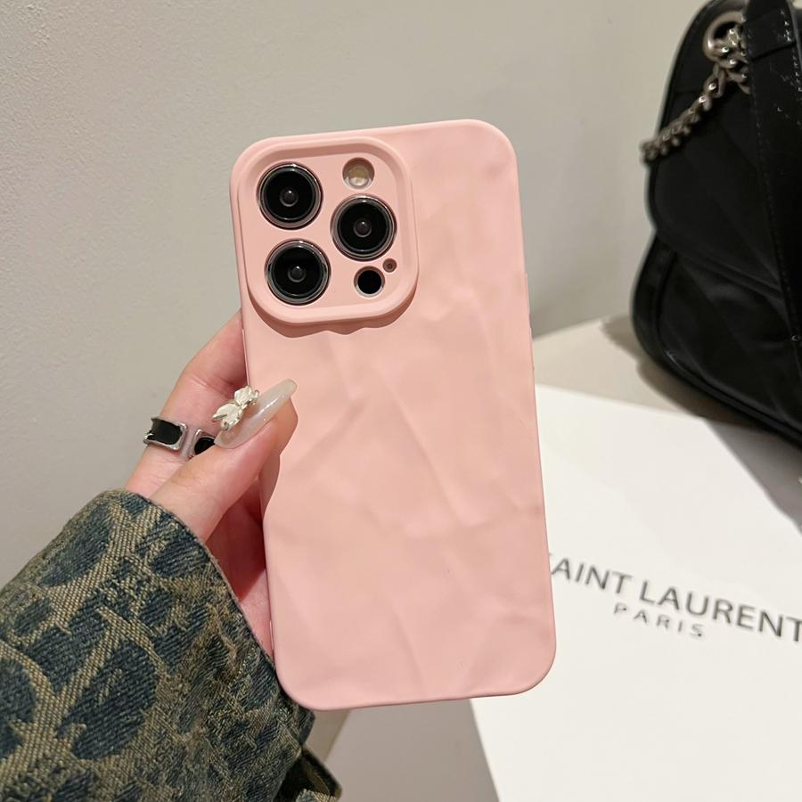 3D texturovaný vrásčitý design v barvě dopaminu a cukrovinek, odolný proti nárazům a ochrannému krytu pro iPhone 16 15 Plus 14 13 12 11 Pro Max XR 7 8 SE3