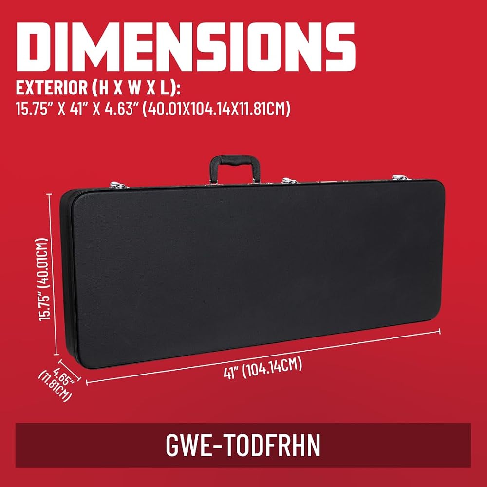 Gator Cases Gator Hard Case for Elegant Ibanez Tim Henson Signature Model TOD10N/FRH10N Compatibl...