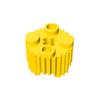 Lot 92947 Round 2x2 with Flutes Fluted and Axle Hole Brick Building Block Toy Compatible Educational Creative Size Gift DIY MOC