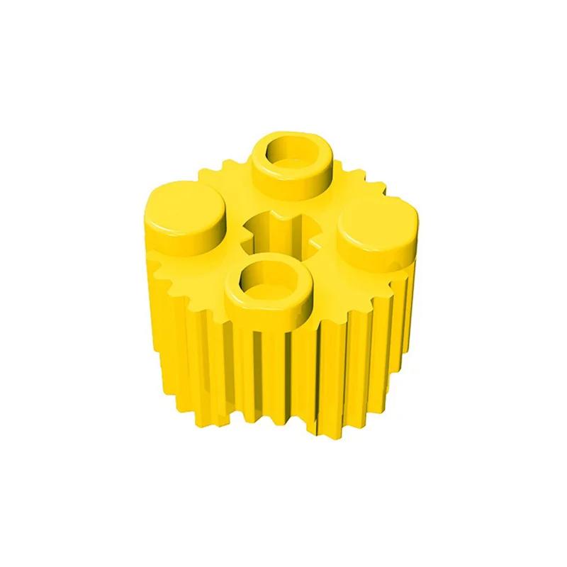 Lot 92947 Round 2x2 with Flutes Fluted and Axle Hole Brick Building Block Toy Compatible Educational Creative Size Gift DIY MOC