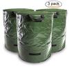 Garden Waste Bags - RUNFON - Pack of 3 - Large Capacity 272L - Green Color - Durable