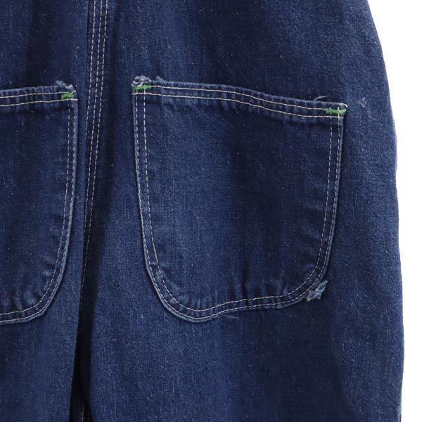 ELY Made in USA denim Overall Button fly Men's Used