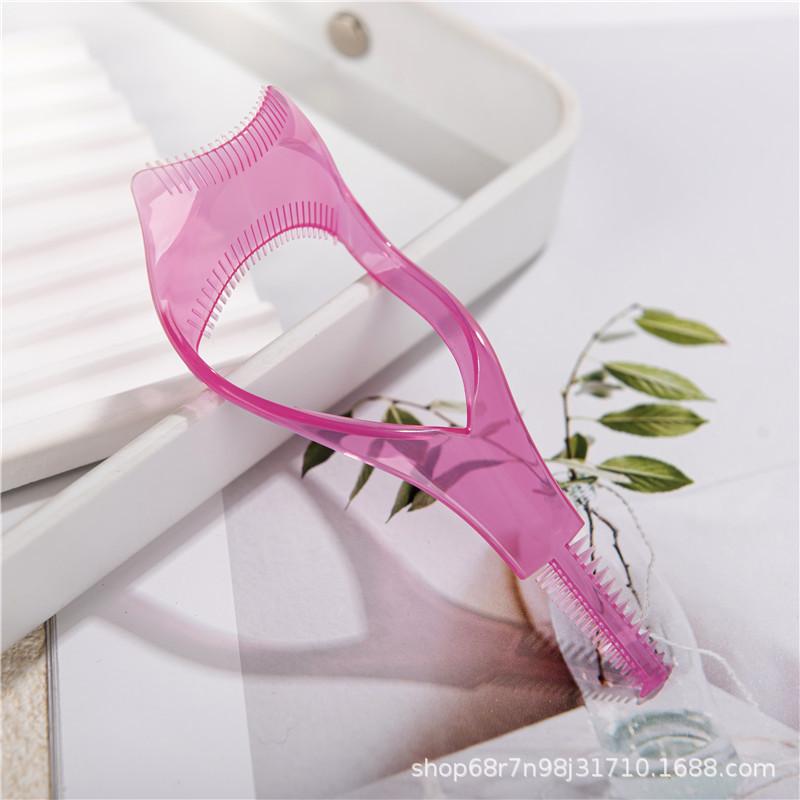 

Карточка для ресниц, Двусторонняя трафарет-линейка для подводки, Многофункциональный помощник по красоте, Необходимый инструмент для новичков для рисования подводки и ресниц