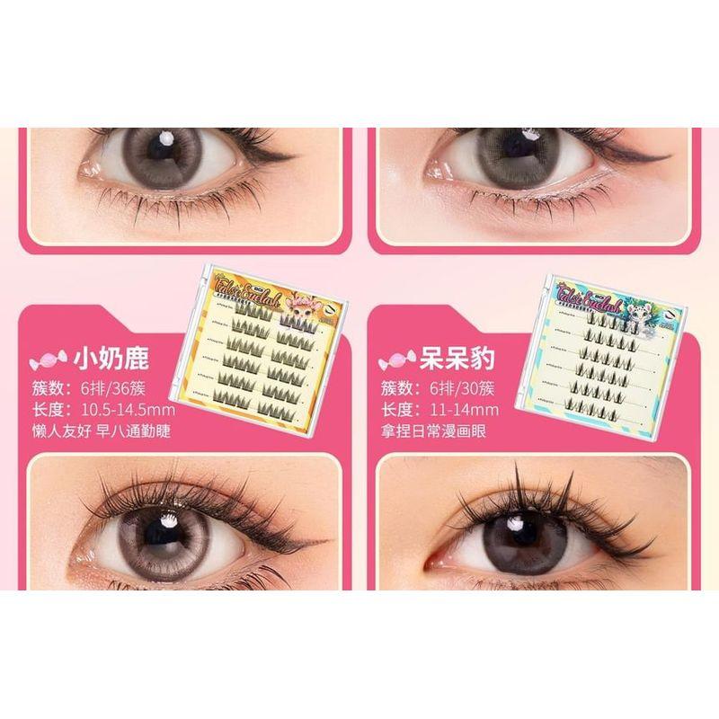 Jesireca - Glue-free Multipack False Eyelashes Cluster (Various Designs)