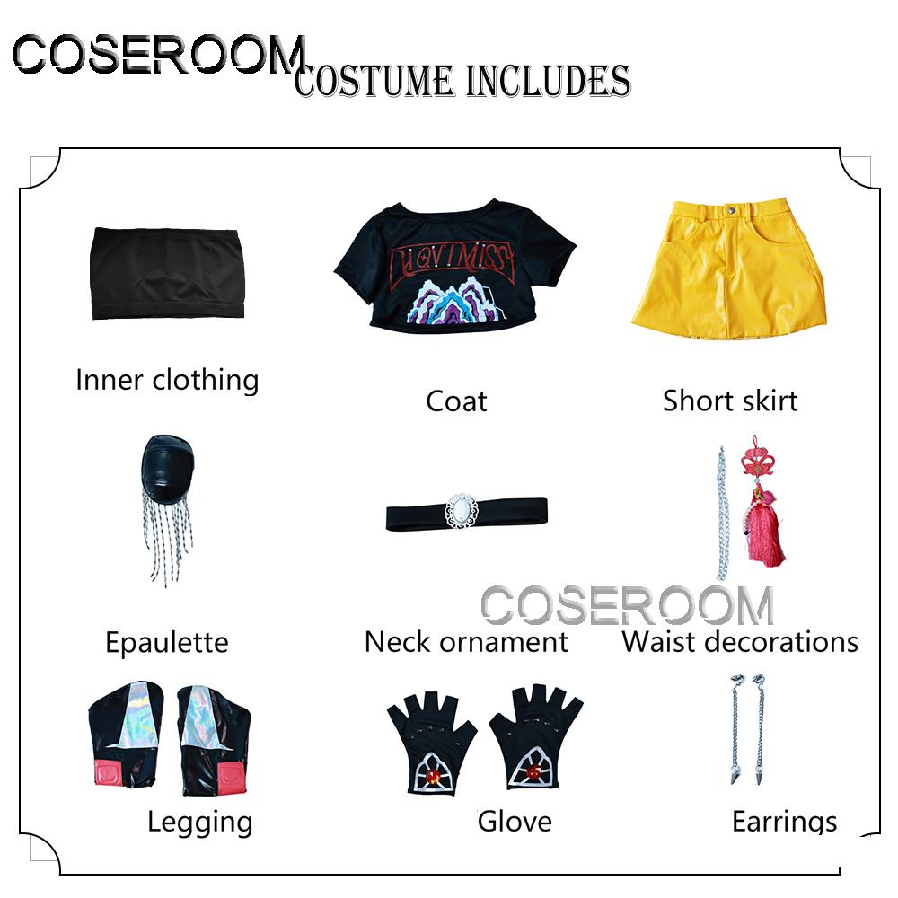 Adults Girls Woman HUNTR X KPOP Demon Hunters Mira Cosplay Costume Halloween Comic Con Anime Wig Role Play