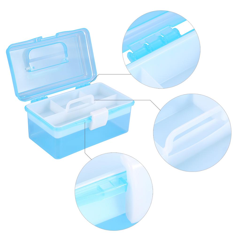 3 Tipuri Multifuncțional Gol Nail Art Manichiură Machiaj Cosmetic Instrumente Recipient Cutie de Depozitare