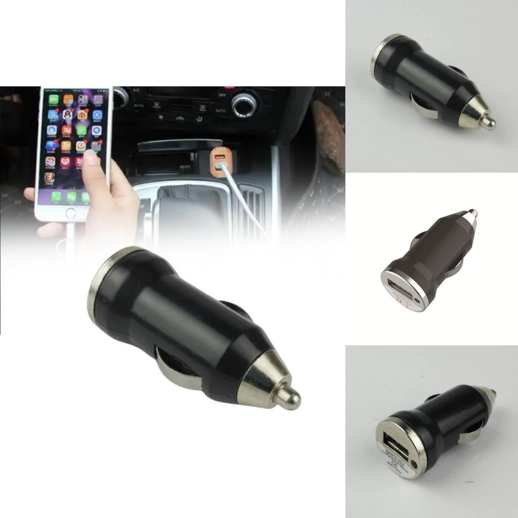 Universal Car Charger With Usb Bullets For Fast Charging And Mobile Devices