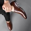 Men PU Leather Shoes Formal Dress Shoes for Male Plus Size Party Wedding Office Work Shoes Slip On Business Casual Oxfords