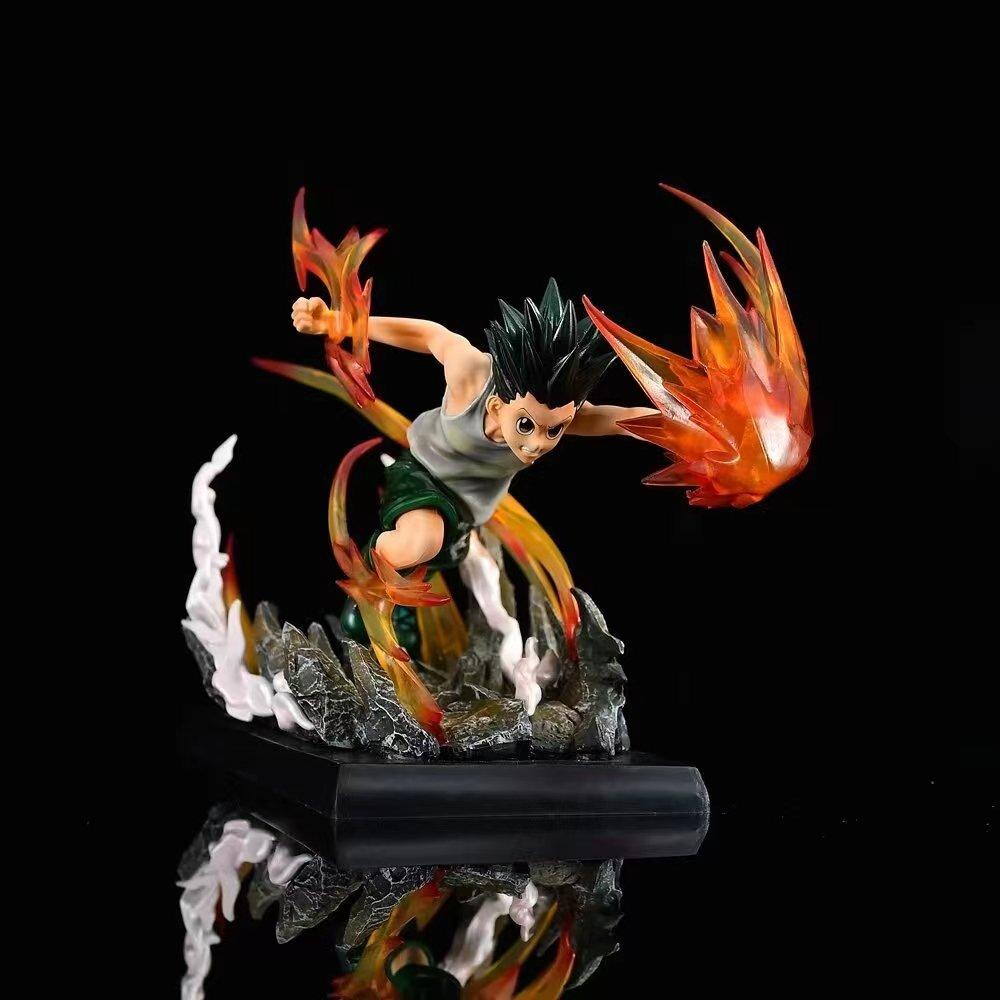 HxH Anime figure Hisoka Action Figure Gon Freecss & Killua Zoldyck Figurine Statue Collection Model Doll Toy Hobbies Anime Gifts