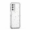 For Samsung Galaxy A24 4G (162.1mm) Case Clear Acrylic TPU Hybrid Phone Cover with Laser-printed Film