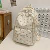 Cute Girls School Backpack Large Capacity Student Schoolbag Portable Travel Storage Bookbag for Teenagers