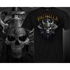Wikinger-Stil Schwarz Kurzärmelig Traditionell Valknut Muster Grafikdruck T-Shirt Herren Damen Nordisch Locker Freizeit Baumwolle Übergröße Sommer Neues T-Shirt