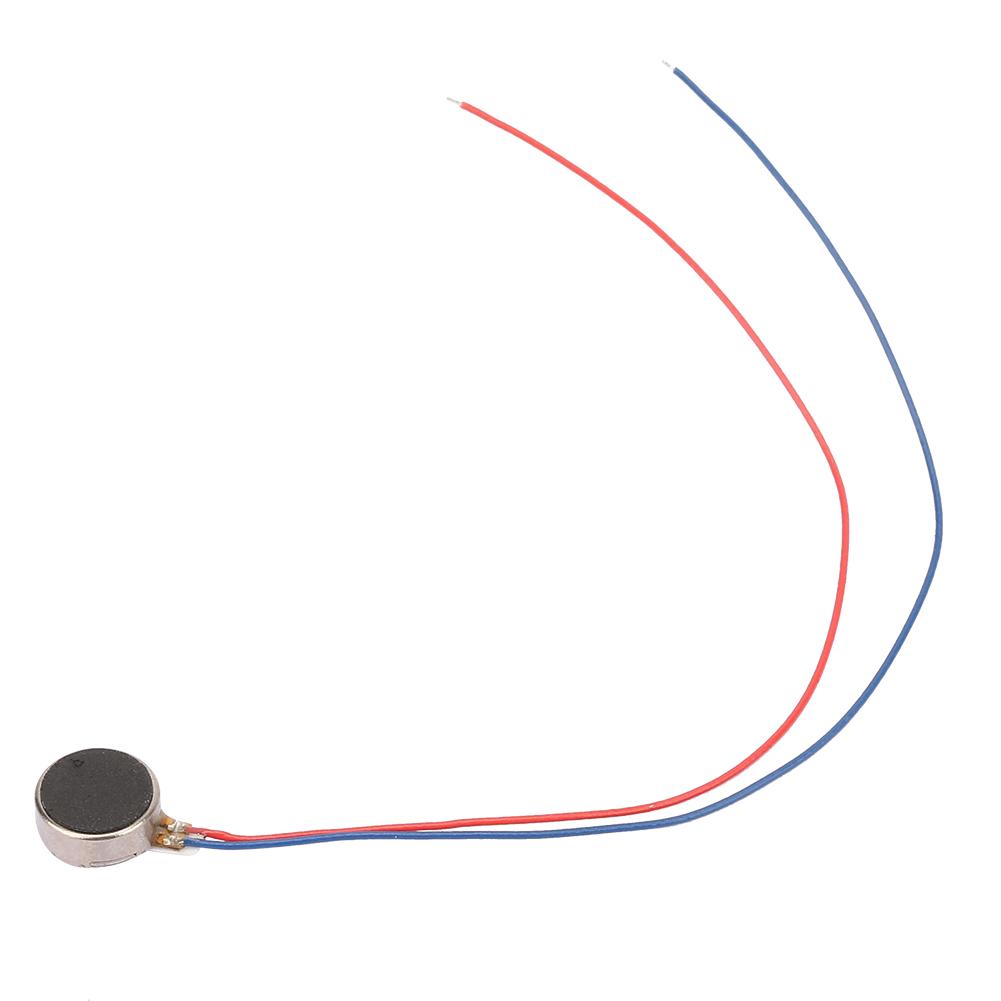 DC 3V 0.02W 0.08A Brush Micro Vibrating Motor Adhesive Flat Coin?8x3.4mm