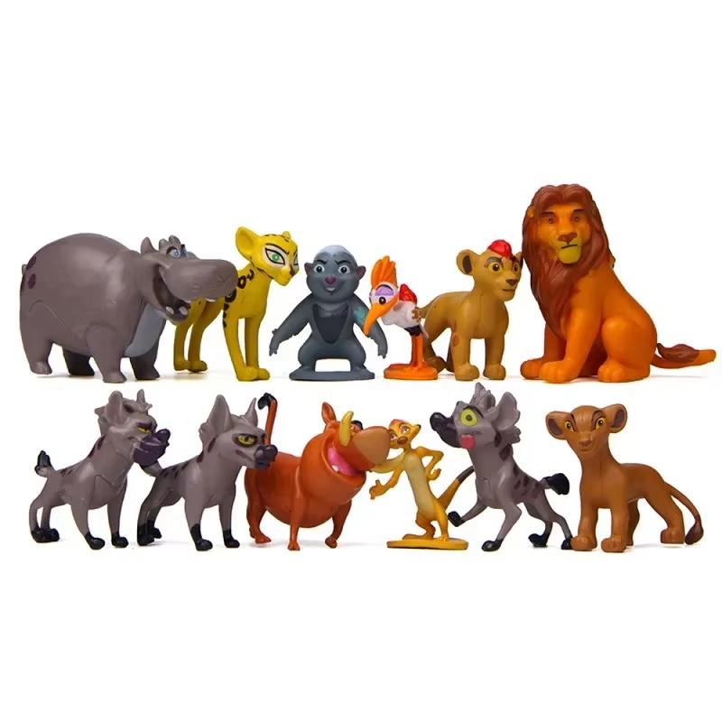 MINISO 12 Stück/Set Anime Cartoon The Lion Guard König Kion Simba PVC Hochwertige Actionfiguren Bunga Beshte Fuli Ono Figuren Puppenspielzeug