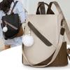 Women's Color Block Anti-theft Travel Backpack - Large Capacity, Versatile & Stylish