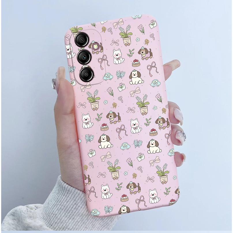 For Samsung Galaxy A14 4G Case A145 Soft TPU Silicone Cover Cute Astronaut Panda Phone Case For Samsung A14 5G A146B Coque Funda