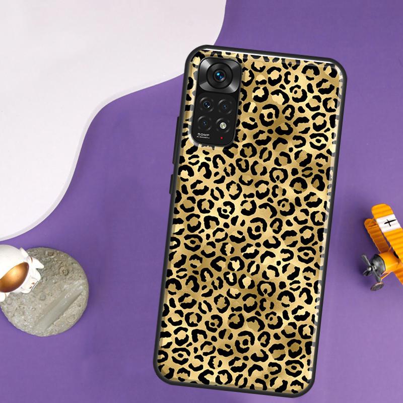 Tiger leopard print panther Case For Xiaomi Redmi Note 12 11 10 8 9 Pro 9S 10S 11S 12S Redmi 12C 10C 9C 10A Back Cover