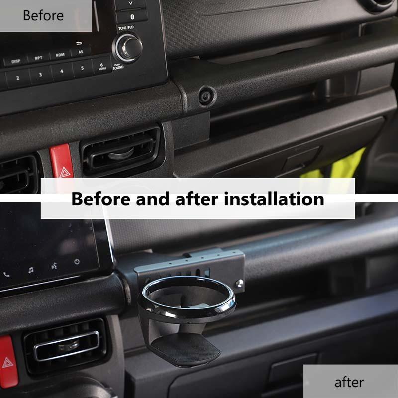 Co-Pilot  Handle Cup Holder Bracket Rack Support Stand For Suzuki Jimny 2019 Up Car Interior Acessories