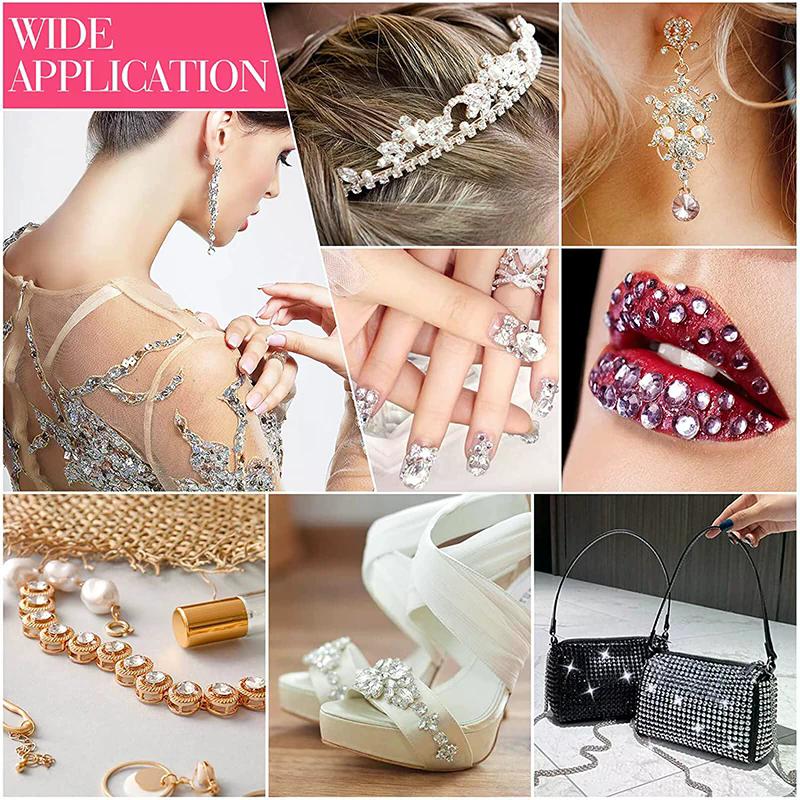 Self Adhesive Face Hair Gems Rhinestones Crystal Sticker Body Jewels Sticker Makeup Crafts Home Decor Sticker good