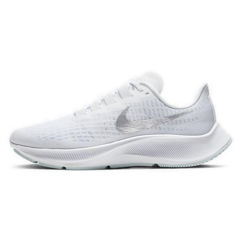 

Nike Air Zoom Pegasus 37 White Metallic Silver Women s Sneakers BQ9647-101 36.5