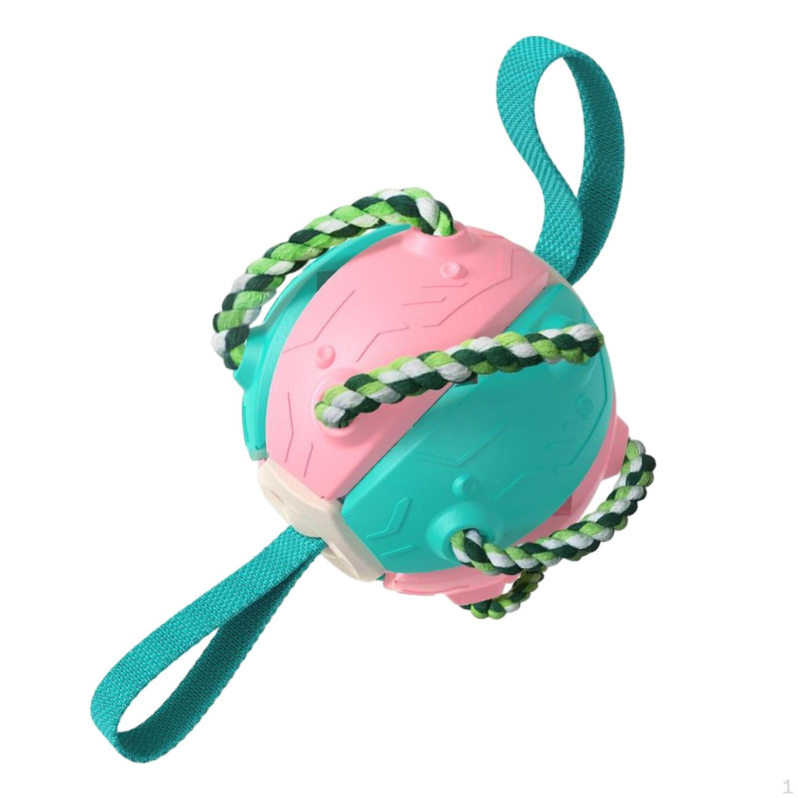 Dog Soccer Ball Toy for Active Puppy Training and pink and blue